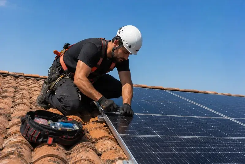 Maintenance et monitoring de panneaux solaires à Faye-sur-Ardin